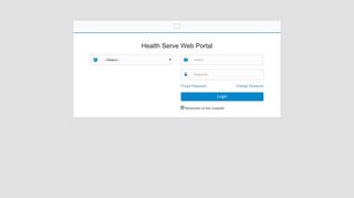 Health Serve Web Portal