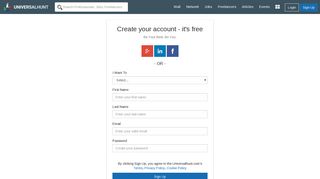 Create your UniversalHunt account, it's free! - Universalhunt.com