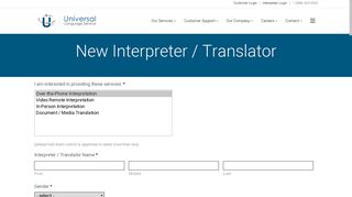Universal Language Service | New Interpreter / Translator