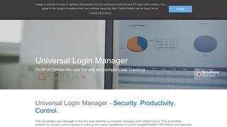 Universal Login Manager - uniFLOW