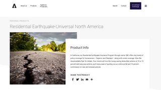 Residential Earthquake-Universal North America - Arrowhead General ...