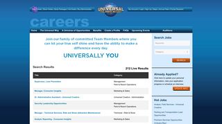Job Search Results - Universal Orlando