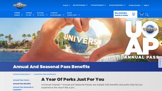 Annual & Season Passes | Pass Types | Universal Orlando™