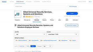 Allied Universal Security Services, Systems and Solutions Employee ...