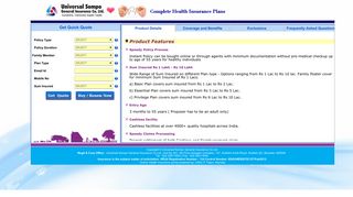 Universal Sompo Complete Health Insurance