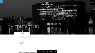 Contact Universal Music Group