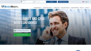 Universe Markets FX for forex, CFD and cryptocurrency online trading ...