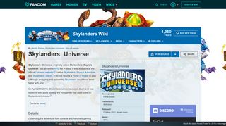 Skylanders: Universe | Skylanders Wiki | FANDOM powered by Wikia