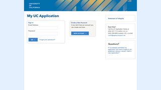 UC Application - University of California