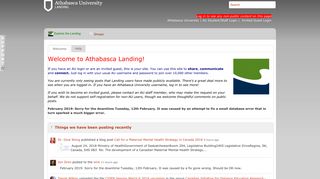 The Landing - Athabasca University