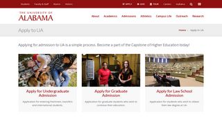 Apply to UA | The University of Alabama