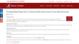 Graduating? Keep Your Crimson Mail and Convert Your Box Account ...