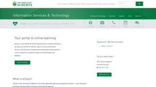 eClass | Information Services and Technology - <span class=