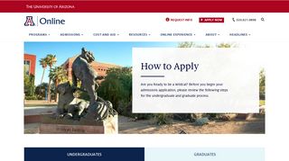 Applying to the Online Campus | The University of Arizona Online