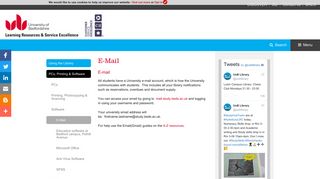 E-Mail - lrweb.beds.ac.uk - University of Bedfordshire