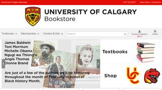 University of Calgary Bookstore: Welcome