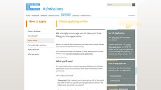 Apply online | UC Admissions