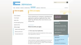 After you apply | UC Admissions