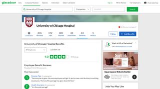 University of Chicago Hospital Employee Benefits and Perks | Glassdoor