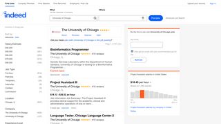 University of Chicago Jobs, Employment | Indeed.com