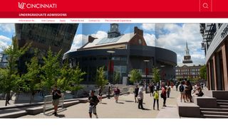Undergraduate Admissions - University of Cincinnati