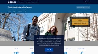 Home | Student Administration System - University of Connecticut