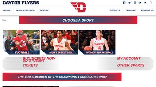 Dayton Flyers Ticket Page - University of Dayton Athletics