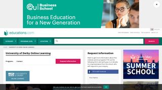 University of Derby Online Learning - Educations.com
