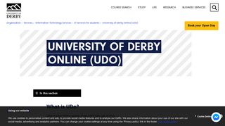 University of Derby Online (UDo) - IT Services for students - University ...