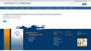 Campus Portal - University of Dubuque