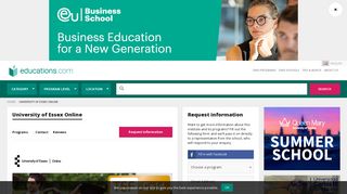 University of Essex Online - Educations.com