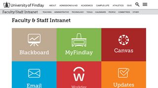 Intranet | University of Findlay