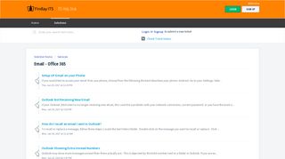 Email - Office 365 : ITS Help Desk