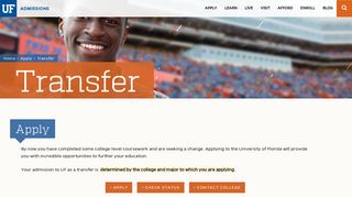 Transfer - UF Admissions - University of Florida