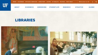 Libraries - University of Florida