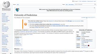 University of Fredericton - Wikipedia