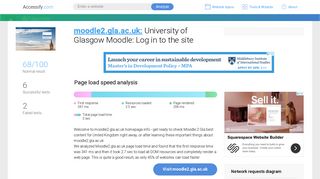 Access moodle2.gla.ac.uk. University of Glasgow Moodle: Log in to ...