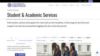 Student Services | University of Greenwich