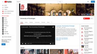 University of Groningen - YouTube