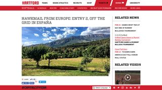 Hartford Hawks Athletics - Hawkmail From Europe: Entry 2, Off the Grid ...