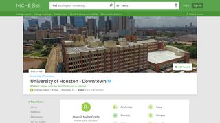 University of Houston - Downtown - Niche