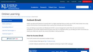 Outlook (Email) - University of Kansas Medical Center
