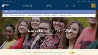 Current applicants - University of Kent
