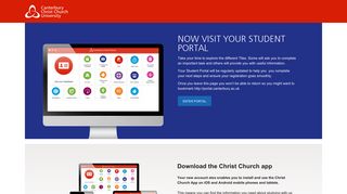 Now visit the portal - Canterbury Christ Church University