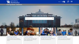 Welcome to the University of Kentucky! | Undergraduate Admission