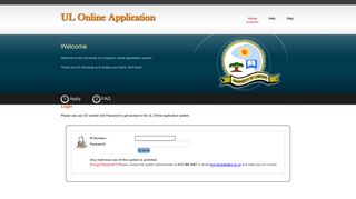 UL Online Application - University of Limpopo