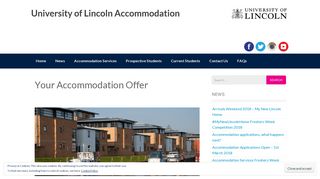 Your Accommodation Offer | University of Lincoln Accommodation