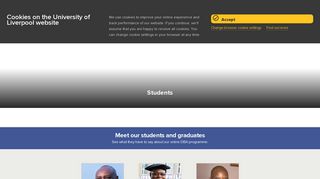 Students | University of Liverpool Online