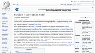 University of London International Programmes - Wikipedia