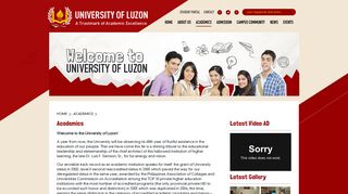 Academics | University of Luzon